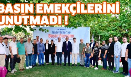 Basın Emekçilerini Unutmadı !