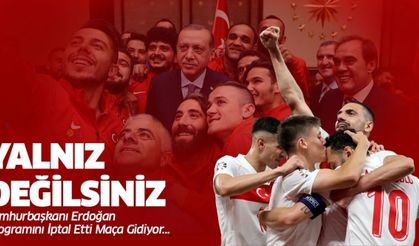 Cumhurbaşkanı Erdoğan Almanya'ya gidiyor: Milli maçı izleyecek