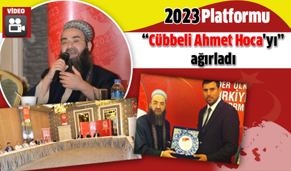2023 Platformu Cübbeli Ahmet Hoca'yı ağırladı