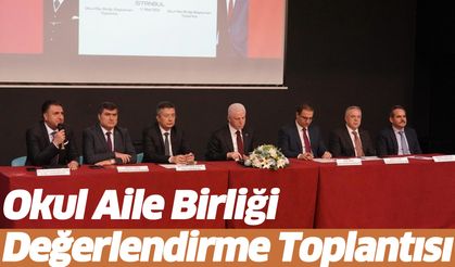Okul aile birliği değerlendirme toplantısı