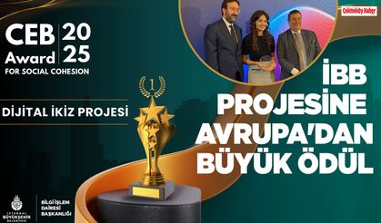 İBB Projesine Avrupa'dan Büyük Ödül
