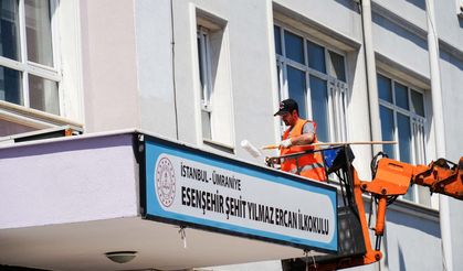 Ümraniye'de Okullara Yeni Dönem Öncesi  Bakım Desteği
