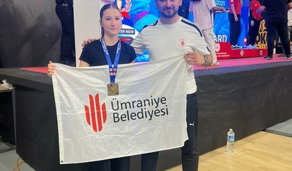 Ümraniyeli Sporcu Beyza Yağmur Gürbüz'den Uluslararası Şampiyonluk