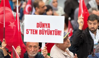 Ümraniye'de Filistin İçin Özgürlük Yürüyüşü