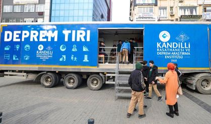 Ümraniye'de Deprem Bilinci İçin Simülasyon Tırı Vatandaşlarla Buluştu