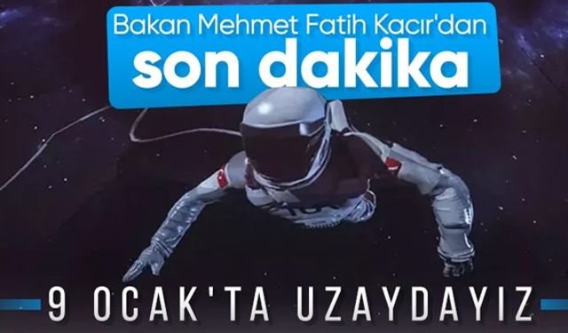 İlk Türk uzay yolcusunun gidiş tarihi belirlendi