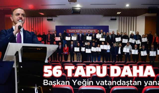 Başkan Yeğin vatandaştan yana..