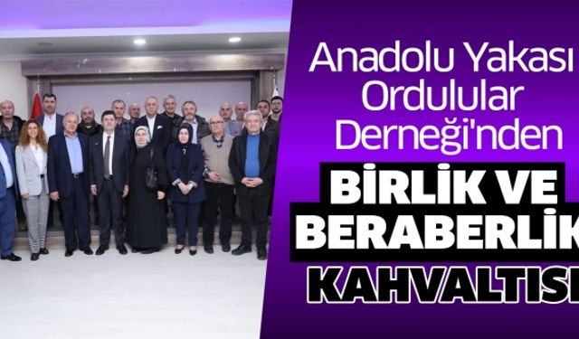 Anadolu Yakası Ordulular Derneği'nden Birlik Ve Beraberlik Kahvaltısı