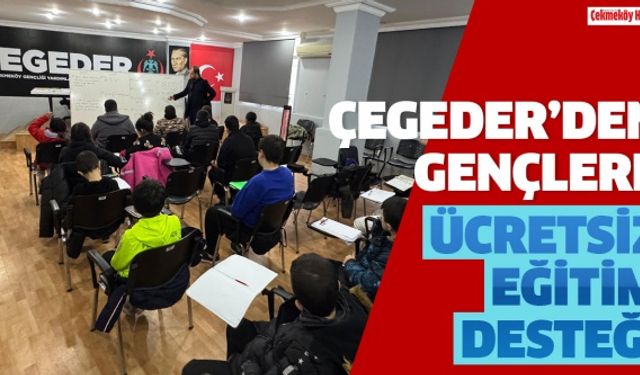 ÇEGEDER’den Gençlere Ücretsiz Eğitim Desteği
