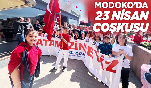 Modoko'da 23 Nisan Coşkusu