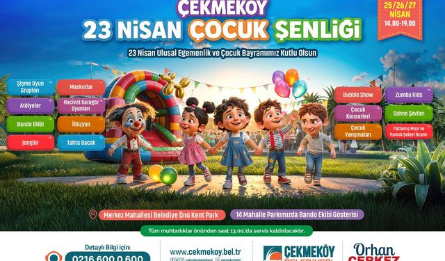 Çekmeköy'de 23 NİSAN Çoşkusu !