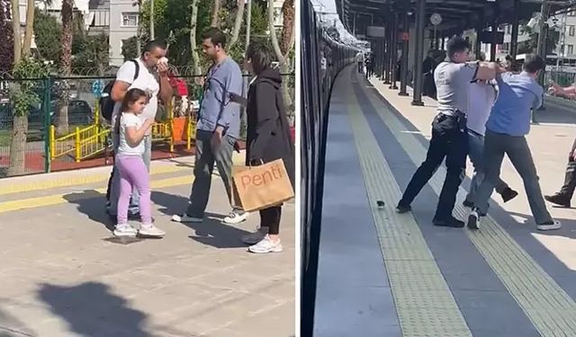 Marmaray'da iki çocuklu yolcunun burnunu kıran kişiler yakalandı