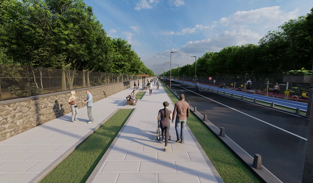 YEŞİL YOL PROJESİ'NDE ÇALIŞMALAR BAŞLADI