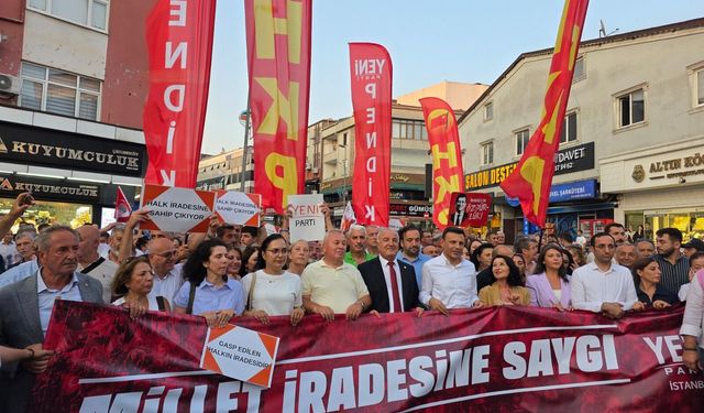 YENİ PARTİ’DEN ÇEKMEKÖY’DE MİLLET İRADESİNE SAYGI YÜRÜYÜŞÜ..