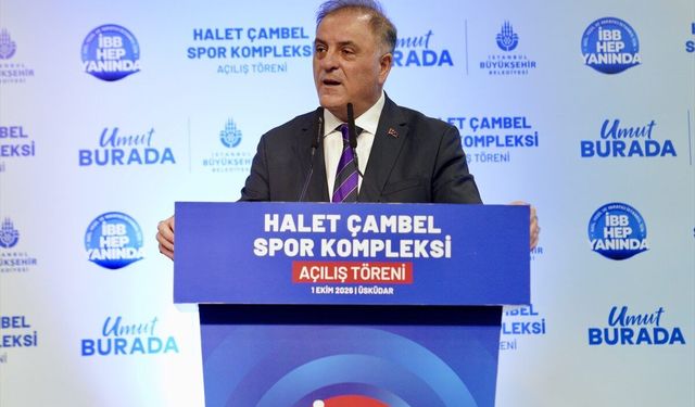 İBB’nin Üsküdar’daki Halet Çambel Spor Kompleksi açıldı