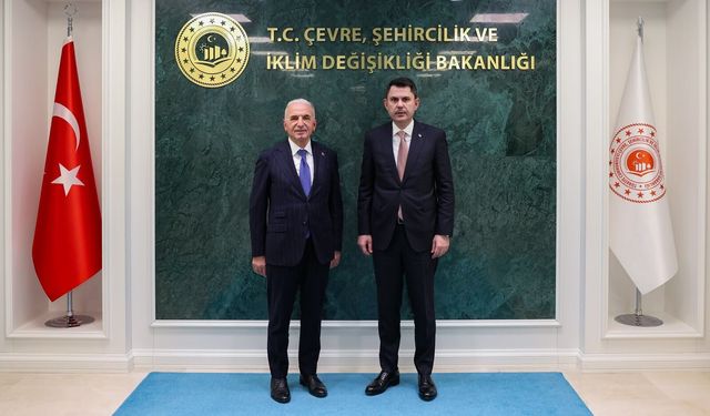 BAŞKAN İSMET YILDIRIM’DAN BAKAN MURAT KURUM’A ZİYARET