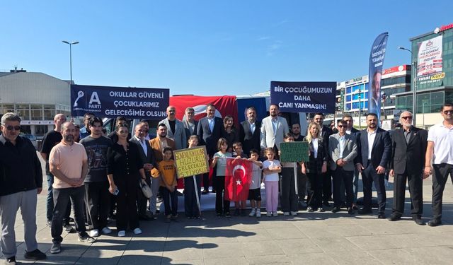 ANAHTAR PARTİ’DEN OKULLARDA ŞİDDET’E HAYIR PROTESTOSU..
