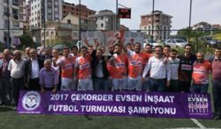 ÇEKORDER 3. Futbol turnuvasının şampiyonu belli oldu