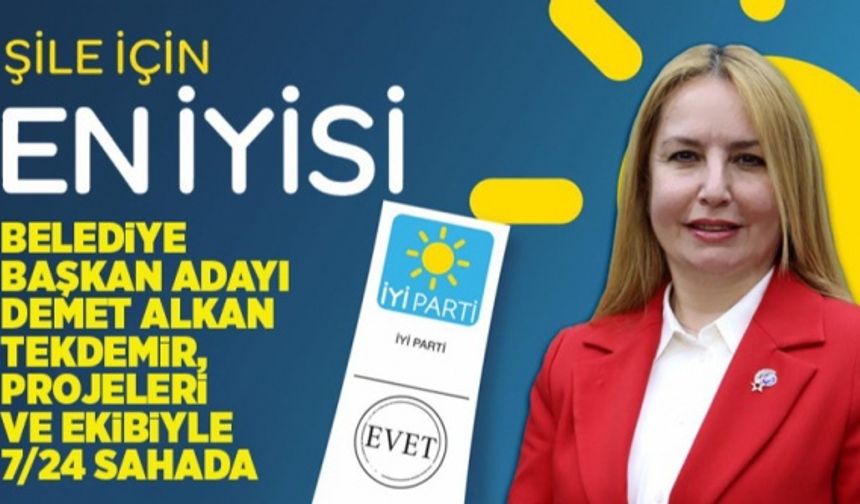 Tekdemir; “Şile hayatın her alanında en iyisi olacak!..”
