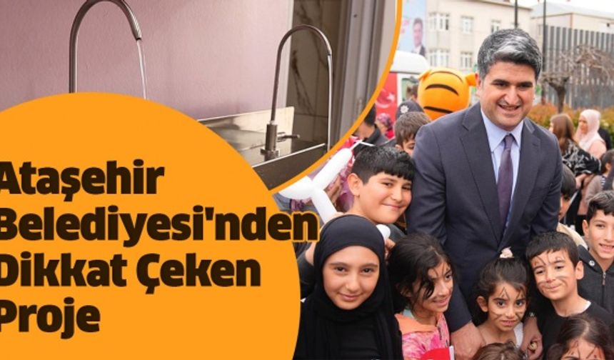 Ataşehir Belediyesi'nden Dikkat Çeken Proje