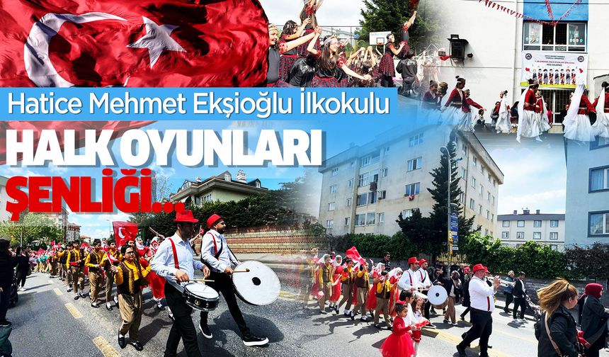 Hatice Mehmet Ekşioğlu İlkokulu halk oyunları şenliği…
