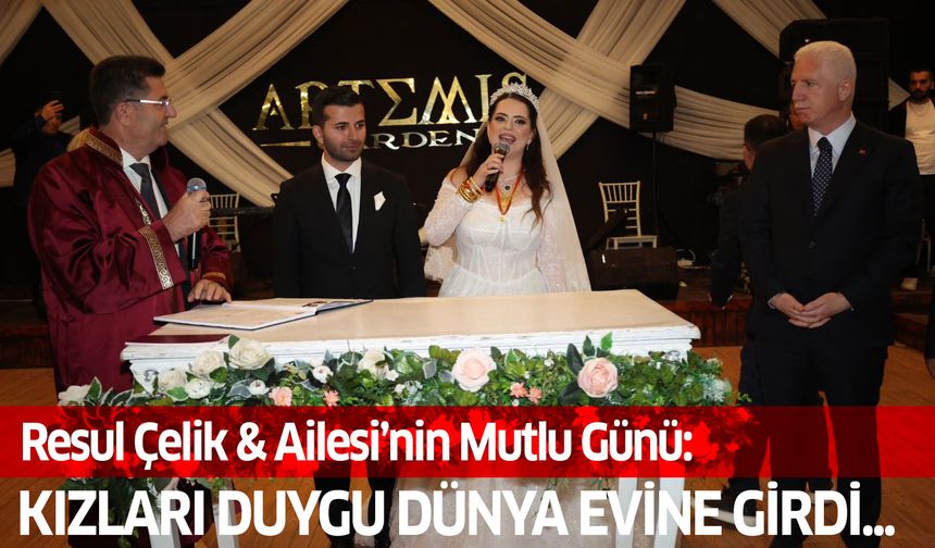 Resul Çelik & Ailesi’nin Mutlu Günü: Kızları Duygu Evlendi !