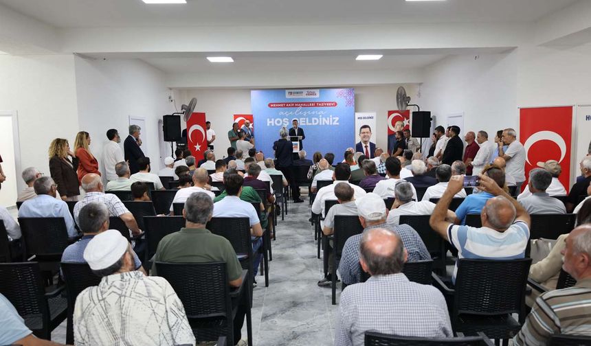 Mehmet Akif Mahallesi Taziyevi Düzenlenen Törenle Hizmete Açıldı