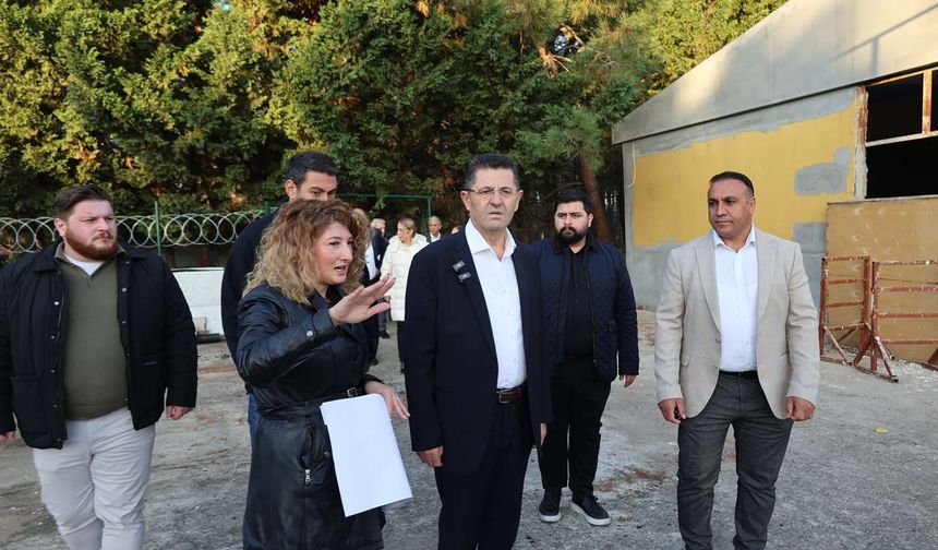 Çekmeköy'ün Yeni Sosyal Tesisi'nde Çalışmalar Devam Ediyor