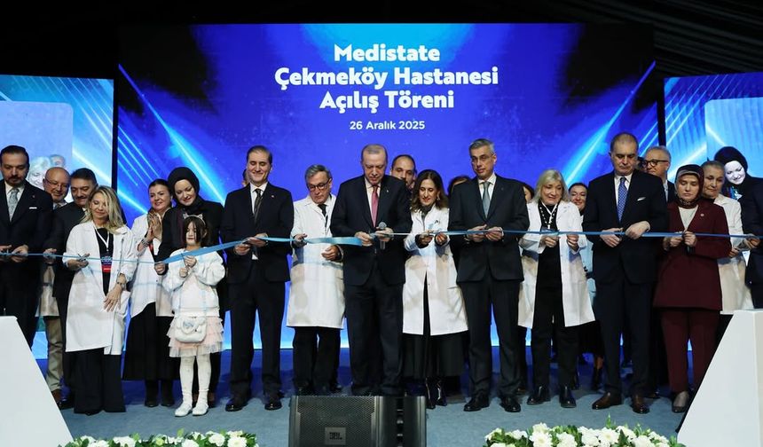 Cumhurbaşkanı Erdoğan Medistate Çekmeköy Hastanesi Açılış Töreni'ne Katıldı.