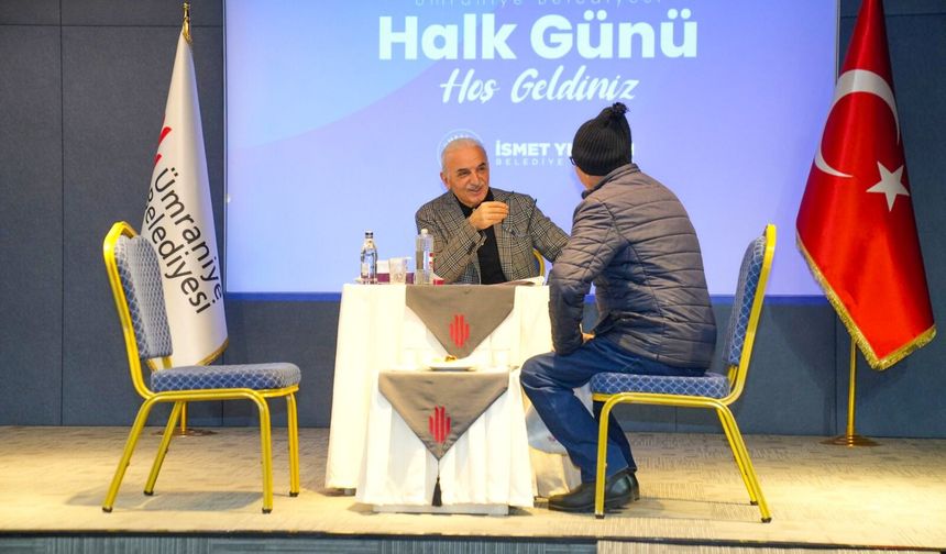 İsmet Yıldırım Halk Günü Kapsamında Vatandaşlarla Buluştu
