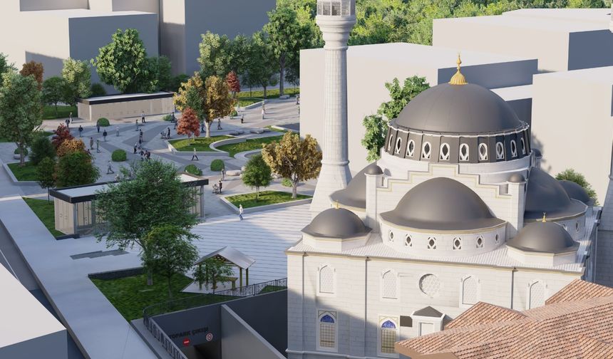 Sondurak Meydan Projesi'nde Çalışmalar Sürüyor