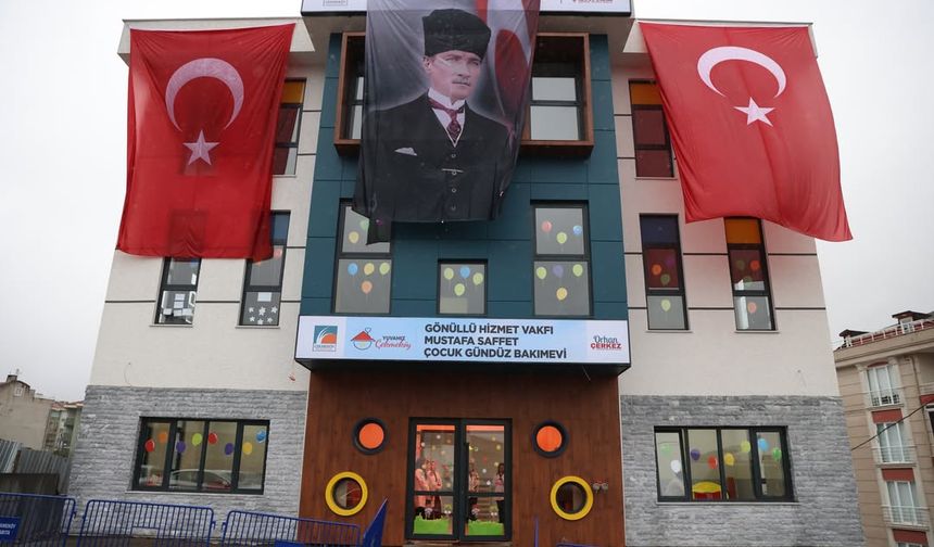 Gönüllü Hizmet Vakfı Mustafa Saffet Çocuk Gündüz Bakımevi Hizmete Açıldı
