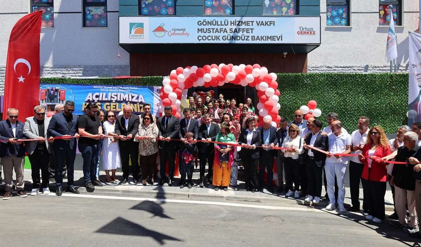 Mustafa Saffet Çocuk Gündüz Bakım Evi Açıldı