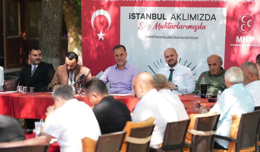 Çekmeköy’de “İstanbul Aklımızda, Söz Muhtarlarımızda” Programı Düzenlendi
