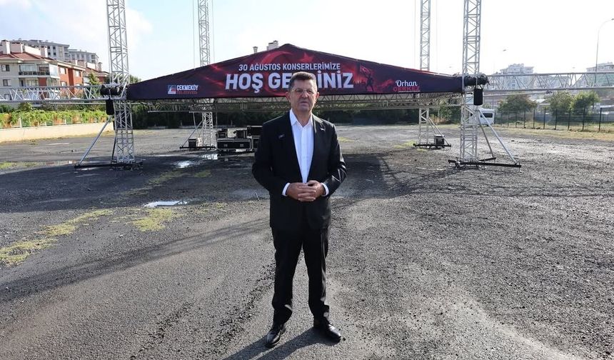 Çekmeköy’de 30 Ağustos Zafer Bayramı coşkusu Rafet El Roman konseriyle yaşanacak