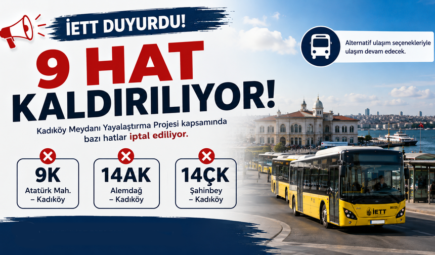 KADIKÖY MEYDANI YAYALAŞTIRMA PROJESİYLE 13 HAT UZUNÇAYIR’DAN KALKACAK