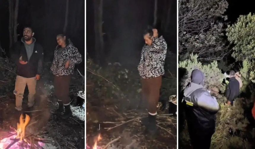 Çekmeköy'den mantar toplamak için gitmişlerdi: Çatalca'da mahsur kalan iki kişi sabaha karşı kurtarıldı