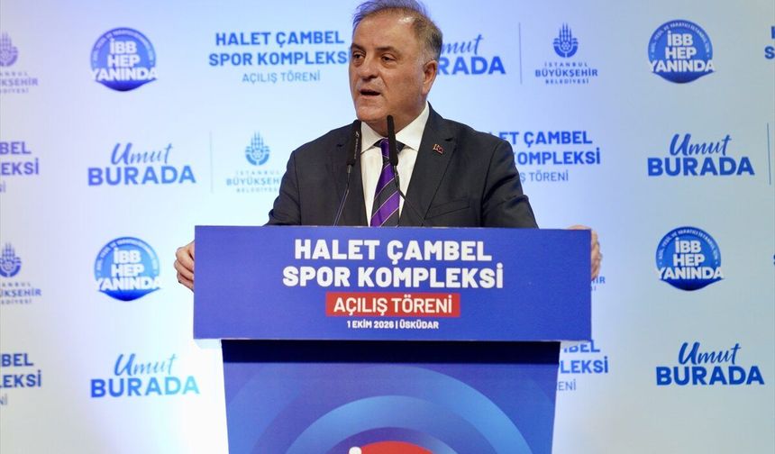 İBB’nin Üsküdar’daki Halet Çambel Spor Kompleksi açıldı