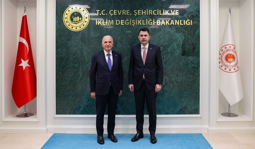 BAŞKAN İSMET YILDIRIM’DAN BAKAN MURAT KURUM’A ZİYARET